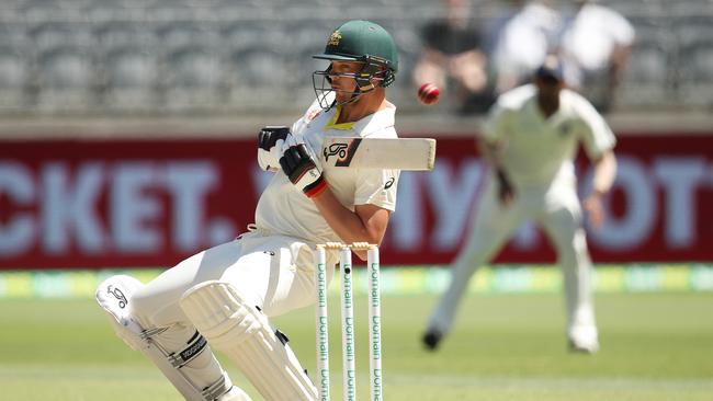 Justin Langer considered declaring to protect his bowlers. (Photo by Cameron Spencer/Getty Images)