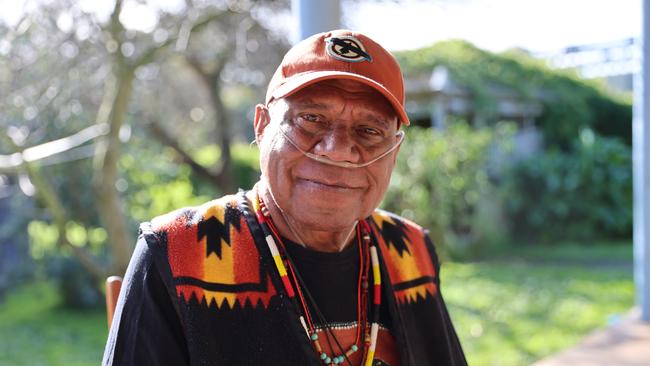 Archie Roach at home in Killarney, southwest Victoria. Picture: Justin Williams