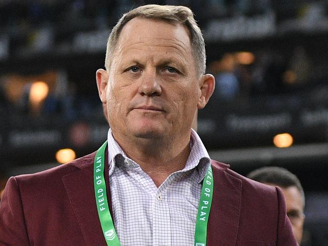 Maroons coach Kevin Walters looks on following their loss in Game 3 of the 2019 State of Origin series between the New South Wales Blues and the Queensland Maroons at ANZ Stadium in Sydney, Wednesday, July 10, 2019. (AAP Image/Dan Himbrechts) NO ARCHIVING, EDITORIAL USE ONLY