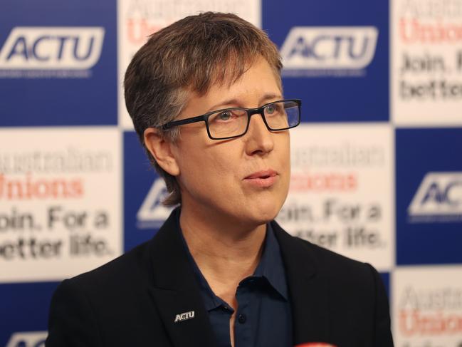 ACTU Secretary Sally McManus. Picture: AAP