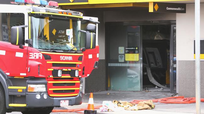 The Springvale Commonwealth Bank branch where the incident happened. Picture: Michael Dodge/Getty