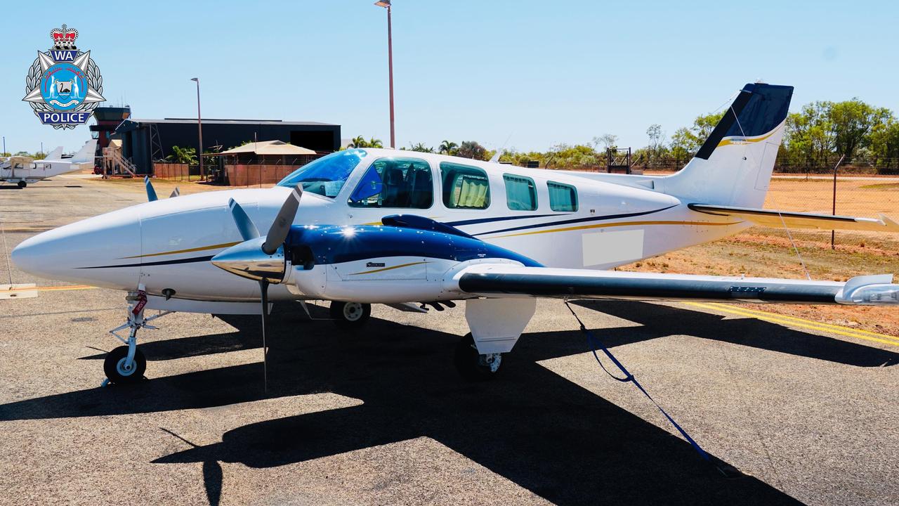 The plane involved in the Kununurra crash. Picture: WA Police