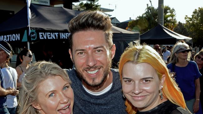 Chantelle Crowley, Adrian Musil and Tiffani Phillips at Chirn Park Street Festival. Picture: Regina King