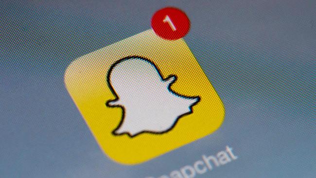 Snapchat logo.