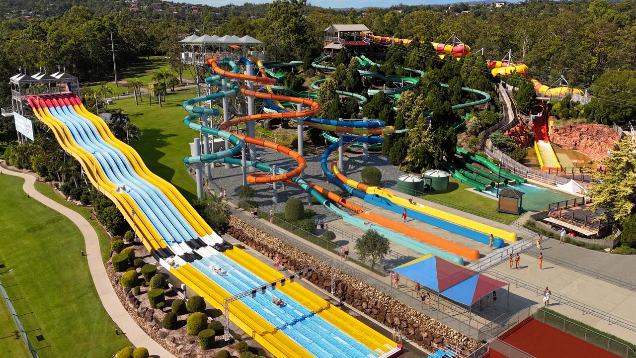 Artist impression of the Zoom Zone, the new attraction planned for Wet n' Wild water park on the Gold Coast. Picture: Supplied