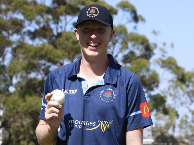 Thomas WalkerU16s Green Shield cricket, Round1, Manly v Eastern Suburbs,50 overs per team at Waveley Oval BondiPicture Warren Gannon Photography