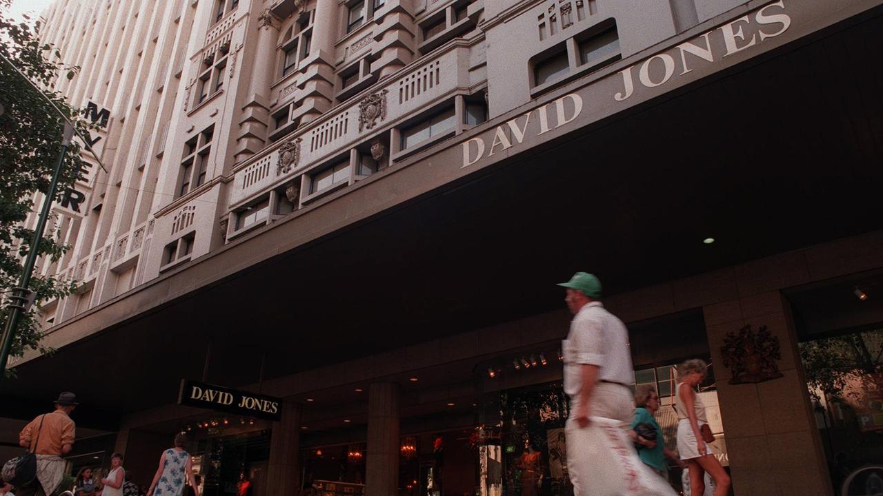 1997: The David Jones building in Bourke Street, Melbourne has been an icon of the street for decades.