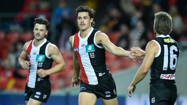 Jack Steele hurts the opposition offensively while stopping premier midfielders. Picture: Matt Roberts/AFL Photos