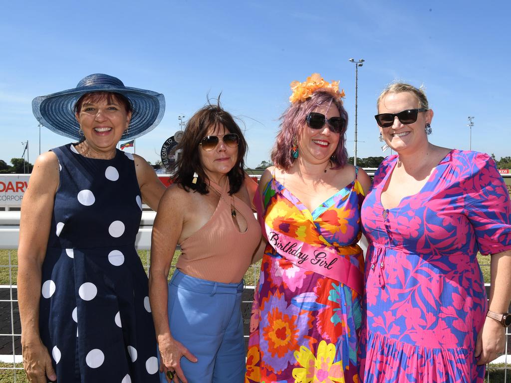 Katie Roberts, Liberty Paterson, Stacey Kelly and Karen Strong at the Chief Minsiter's Cup 2022. Picture: (A)manda Parkinson