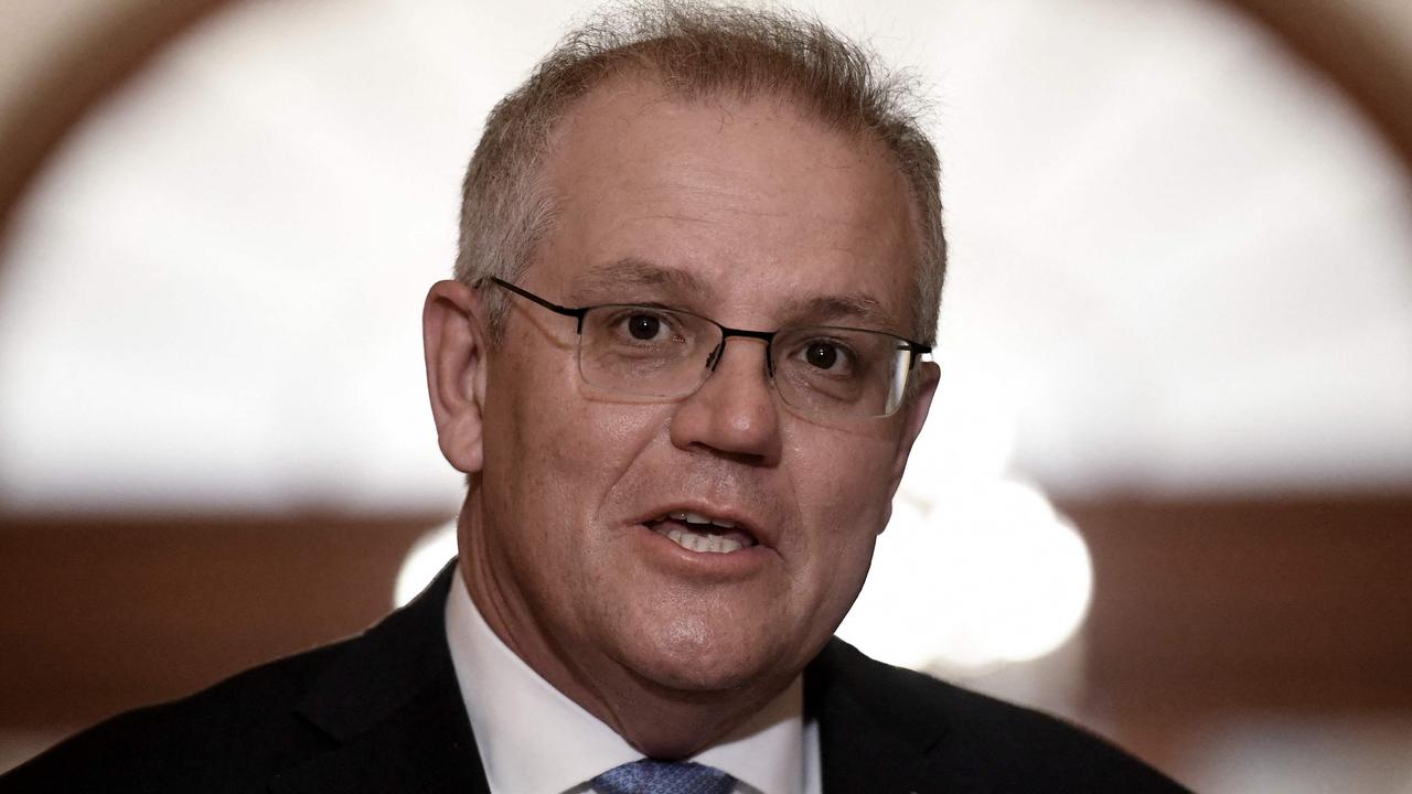 Prime Minister Scott Morrison is under pressure to improve Australia’s emissions reduction targets. Picture: Olivier Douliery/AFP