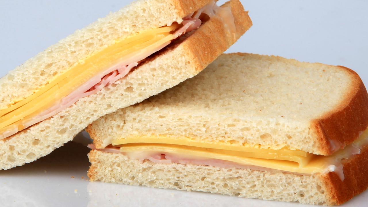 Ham sandwiches will be limited at WA school canteens from 2024 onwards. Picture: Supplied