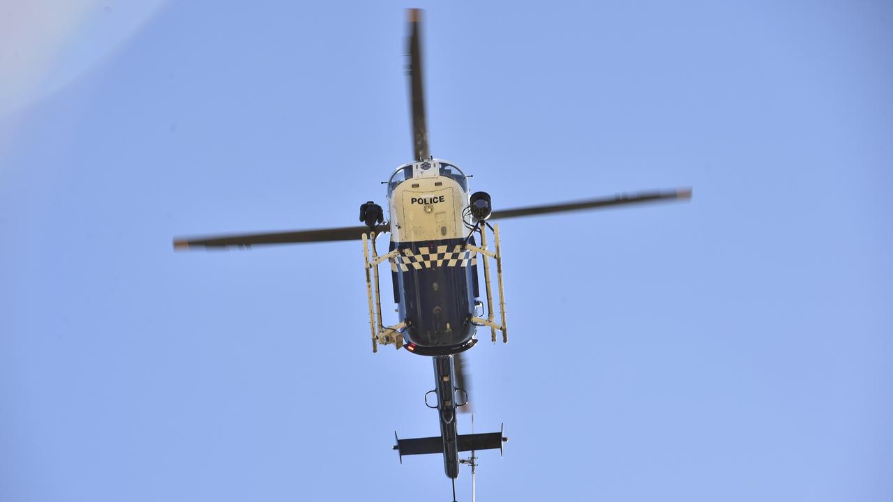 Polair was called in to track the car’s movements through the local streets.