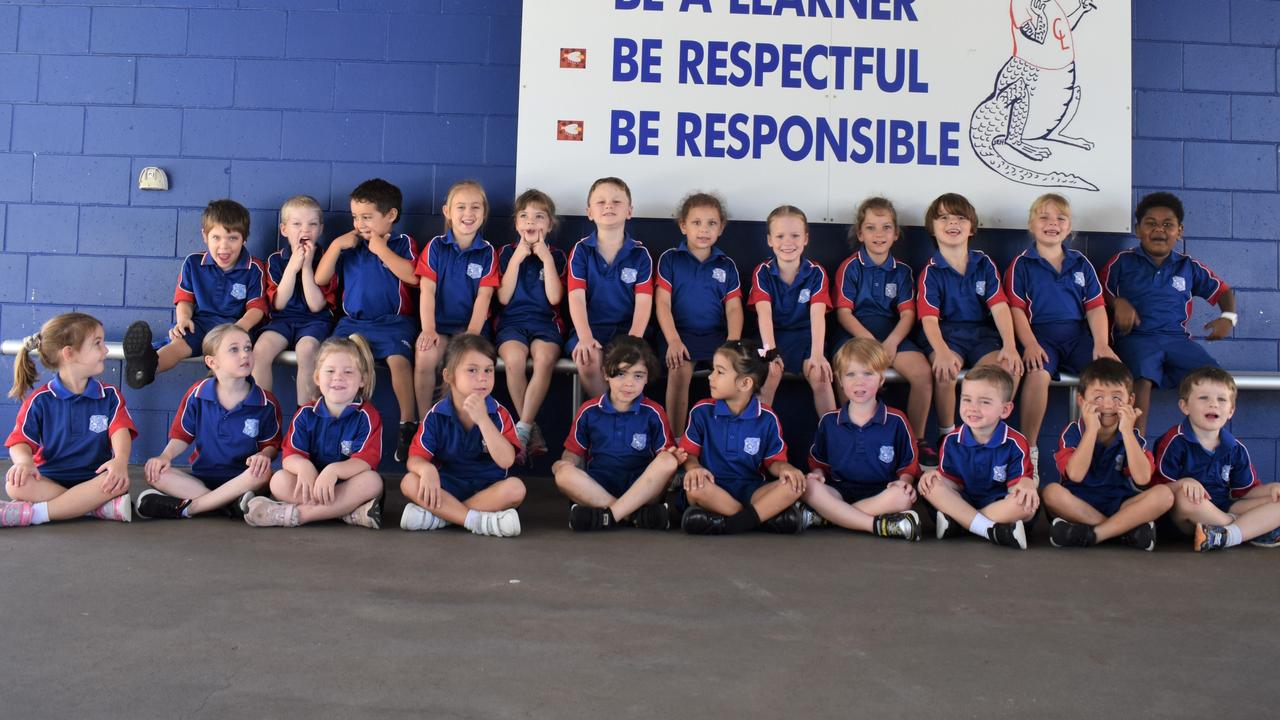 Crescent Lagoon State School preps 2023 silly photo.