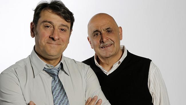 The two Marios, Maccarone, left, and DePasquale, at their Marios restaurant in Melbourne.