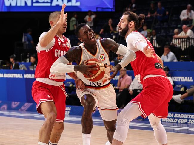 Dennis Schroder and the Germans had too much for Georgia. Picture: Getty Images