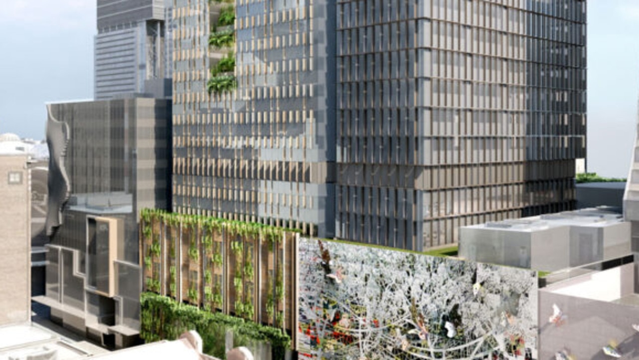 An artist’s impression of the development planned for 150 Elizabeth Street, Brisbane City