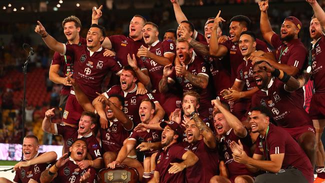 The 2020 Maroons side was called the ‘worst QLD side in 40 years’ but they still managed to stun the Blues and claim the series. Picture: Getty Images.