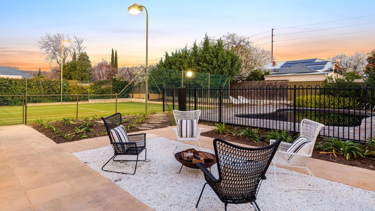 … tennis court and swimming pool. Picture: realestate.com.au