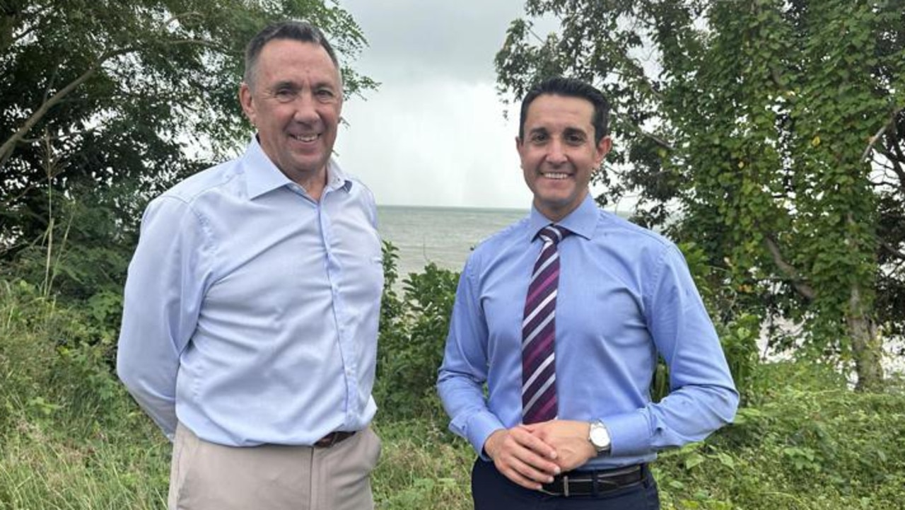 The LNP's candidate for Cook, David Kempton and Opposition Leader, David Crisafulli have announced their plan to revive Mossman’s sugar industry. Picture: Samuel Davis