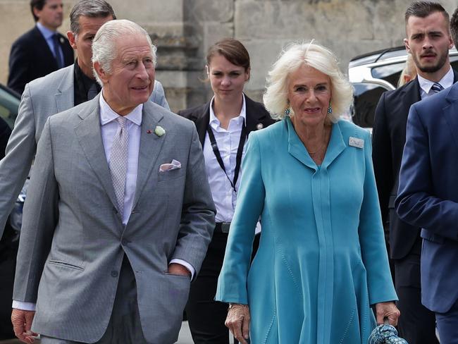 King Charles III and Queen Camilla at The Bordeaux's Hotel de Ville in Bordeaux, southwestern France. Picture: AFP