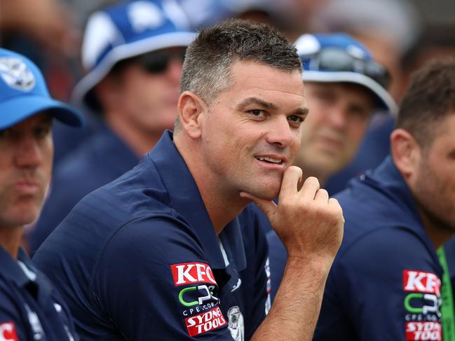 PRE 2023 RD02 Canterbury-Bankstown Bulldogs v Cronulla-Sutherland Sharks - Cameron Ciraldo coach. Picture: NRL Photos