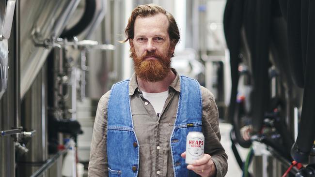 Heaps Normal Founder Andy Miller for non-alc beer feature.