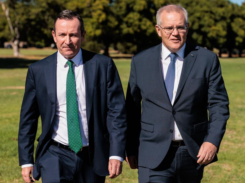 WA Premier Mark McGowan says former Prime Minister Scott Morrison was philosophical following his election loss. Picture: AAP Image/Richard Wainwright