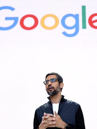 Google CEO Sundar Pichai. Picture: Justin Sullivan/Getty Images/AFP