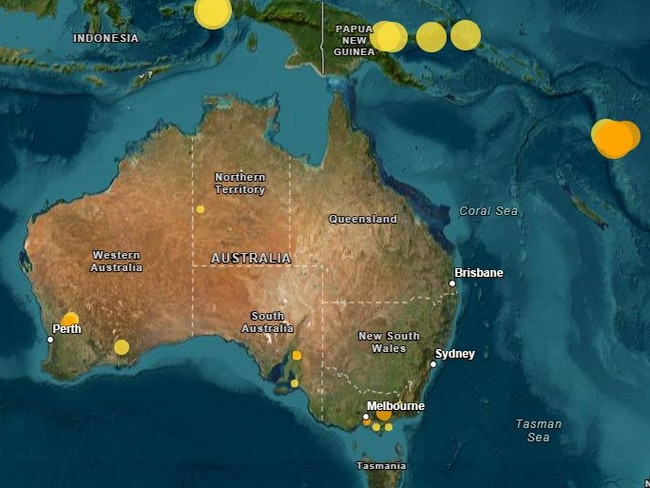 Earthquake hits island nation. Picture Geoscience Australia.JPG