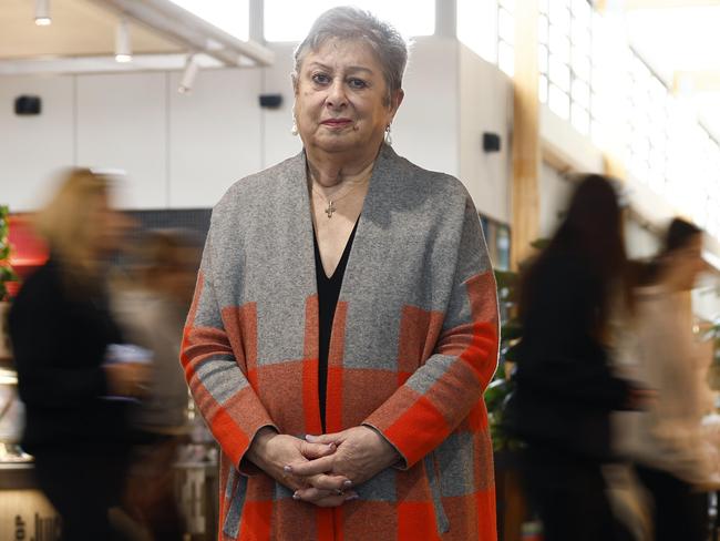 DAILY TELEGRAPH 2ND OCTOBER 2024Pictured at Rouse Hill shopping centre is Aileen Mountifield.Aileen is the brainchild behind secret safe rooms hidden in shopping centres for DV victims. Picture: Richard Dobson