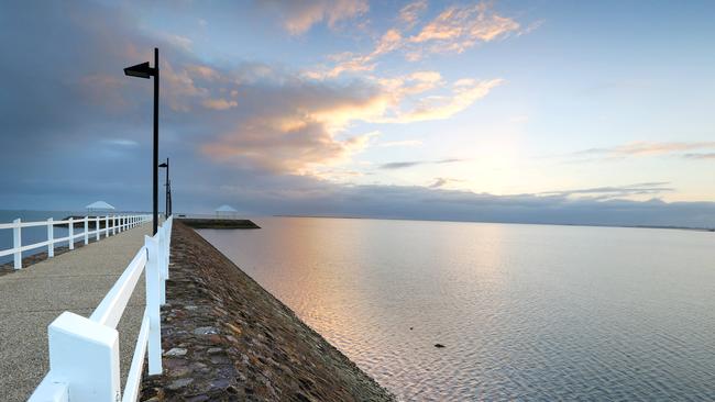 Southern Moreton Bay and its islands, including the Wynnum foreshore, is known as Quandamooka country.  Picture: Renae Droop