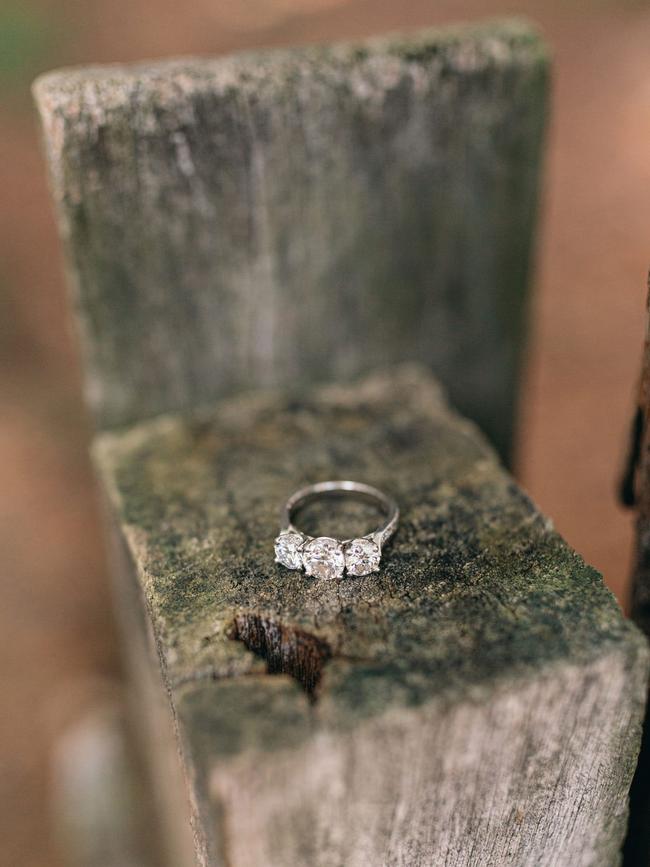 The ring: Pierre lost the first one so Kelly got this one instead, photography: Figtree Wedding Photography