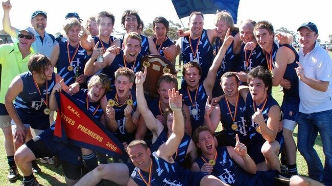 Brad Shiell played in the Imperials' reserves premiership in 2009. Picture: Supplied/Imperials Football Club