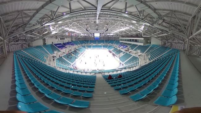 The Kwandong Hockey Centre, ice hockey venue for 2018 Winter Olympics. Picture: Getty Images.