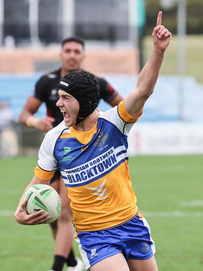 NRL Schoolboys Patrician Brothers, Blacktown vs. Endeavour at PointsBet Stadium in Woolooware. Photo of Patrician brothers college player #6 Jared Haywood. Photo: Tim Pascoe