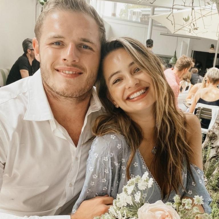 Tahlia is engaged to Rabbitohs player Tom Burgess. Picture: Instagram.