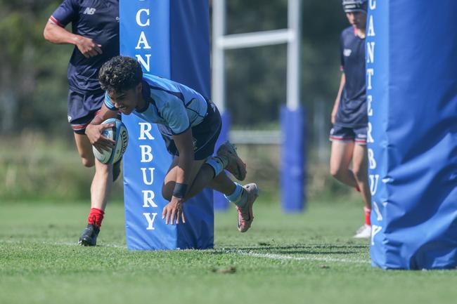 TAS First XV rugby action between St Columban's and Canterbury on Saturday, May 24, 2025. Picture Stephen Archer.