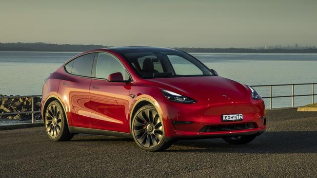 The Model Y Performance doesn’t look like a conventional performance car. Photo: Mark Bean.