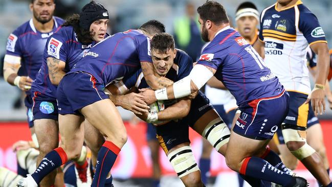 The Brumbies and the Rebels clash tonight.