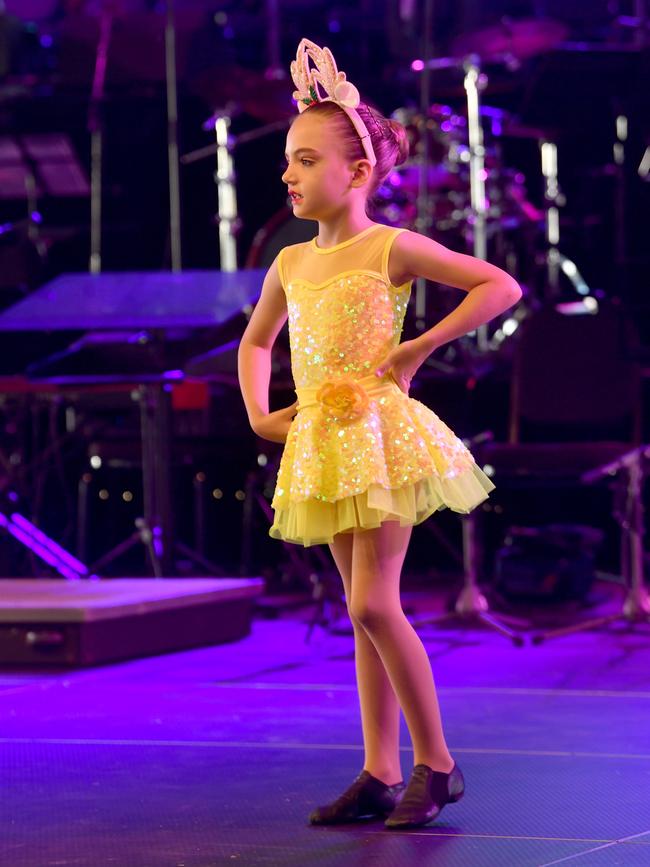 Carols by Candlelight at Riverway 2022. Performer from Croft-Gilchrist School of Dance. Picture: Evan Morgan