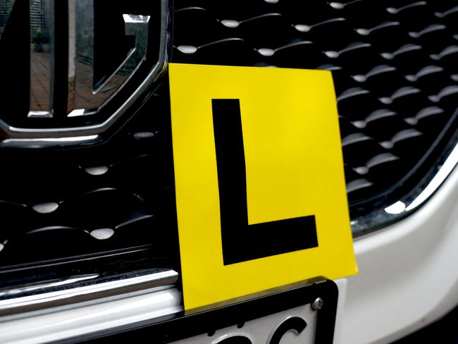 A Budget Direct survey found drivers were less likely to be aggressive on the road towards L-platers. Picture: NCA NewsWire / Nicholas Eagar