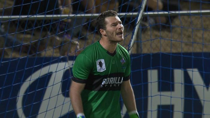 Brisbane Strikers keeper Bon Scott impressed in their FFA Cup loss to Melbourne City.