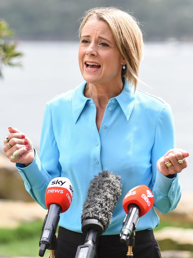 Kristina Keneally on Sunday. Picture: Flavio Brancaleone