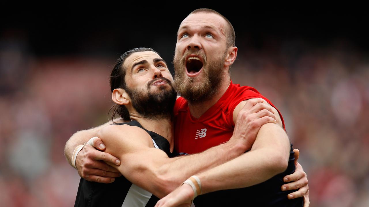 Brodie Grundy of the Magpies and Max Gawn of the Demons are pricey in SuperCoach 2019