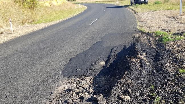 Deon Mackay says potholes like the one pictured are a danger to motorists. Picture: Deon Mackay