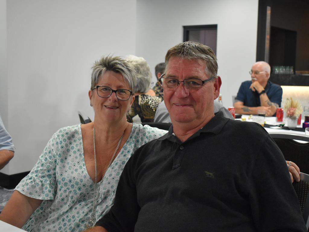 John and Mandy Pitkin at the Grafton District Services Club 2021 Melbourne Cup Luncheon.