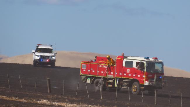 A Watch and Act message was issued by the Country Fire Authority at on Wednesday for the bushfire at Ascot, north of Ballarat.