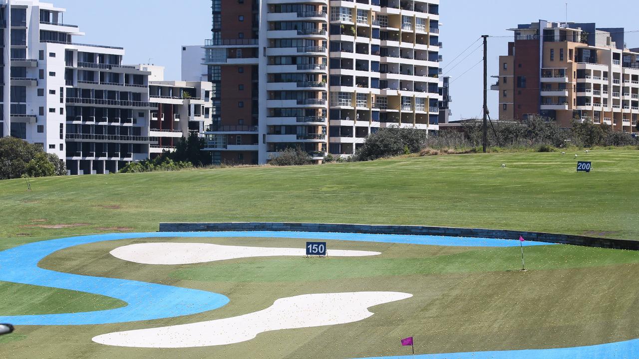 The course includes a popular driving range. Picture: Newswire / Gaye Gerard