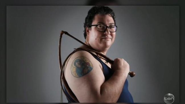 George Christensen: Picture of MP with leather whip and ...