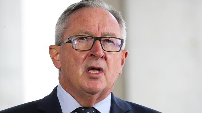 Health Minister Brad Hazzard says half of Covid patients at a major Sydney hospital were admitted over something else. Picture: NCA NewsWire / Gaye Gerard